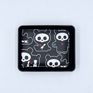 NEW Skelanimals Chungkee The Panda Poses and Logo Bifold Black Wallet